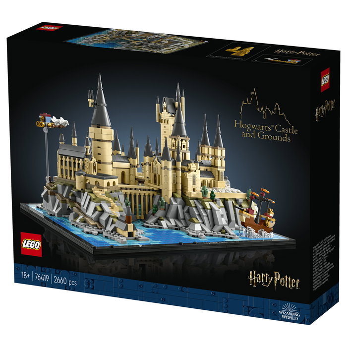 LEGO 5702017413228 Harry Potter Castillo y Terrenos de Hogwarts, Juego de Construcción de 2660 Piezas, Para Mayores de 18 Años