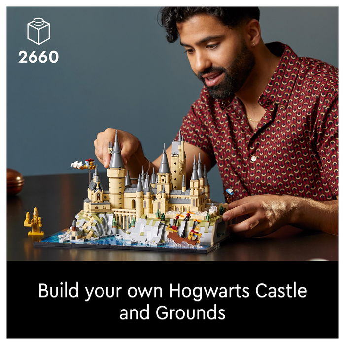 LEGO 5702017413228 Harry Potter Castillo y Terrenos de Hogwarts, Juego de Construcción de 2660 Piezas, Para Mayores de 18 Años LEGO 5702017413228 Harry Potter Castillo y Terrenos de Hogwarts, Juego de Construcción de 2660 Piezas, Para Mayores de 18 Años