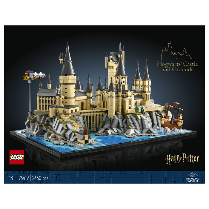 LEGO 5702017413228 Harry Potter Castillo y Terrenos de Hogwarts, Juego de Construcción de 2660 Piezas, Para Mayores de 18 Años