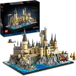 Lego Harry Potter 76419 Castillo y terrenos de Hogwarts, Edificio Modelo para Adultos, Lugares Icónicos