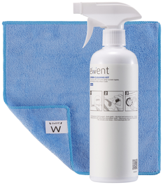 Ewent Kit de limpieza de pantallas 500ml con paño de microfibra 30x30 cm EW5678