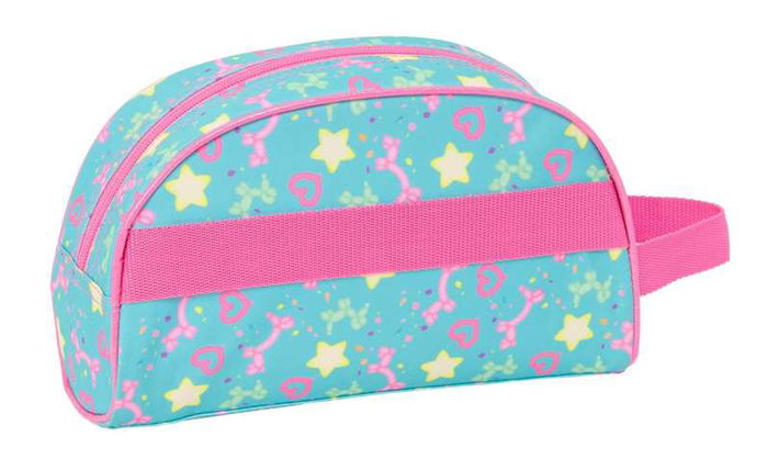 Neceser de Viaje Gabby's Dollhouse Confetti Rosa Turquesa 26 x 16 x 9 cm