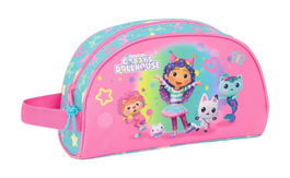 Neceser de Viaje Gabby's Dollhouse Confetti Rosa Turquesa 26 x 16 x 9 cm