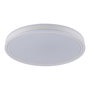 Cristalrecord Plafón LED Circular Targes 46W, 3CCT (3000K-4000K-6000K) Dimmable, 5060 lm, Con Mando, Temporizador, Ø40 x 6,5 cm, Blanco