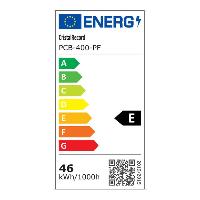 Cristalrecord Plafón LED Circular Targes 46W, 3CCT (3000K-4000K-6000K) Dimmable, 5060 lm, Con Mando, Temporizador, Ø40 x 6,5 cm, Blanco