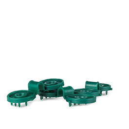 Fun And Go Pinzas para Malla Sombreo Verdes 600 uds