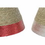 DKD Home Decor Base para Árbol de Navidad de Fibra Seagrass, Surtido de 3 Unidades