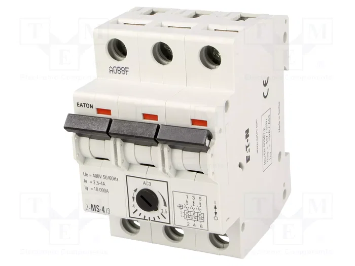 EATON ELECTRIC Z-MS-4.0/3 Interruptor motorizado 1,5kW EATON ELECTRIC Z-MS-4.0/3 Interruptor motorizado 1,5kW