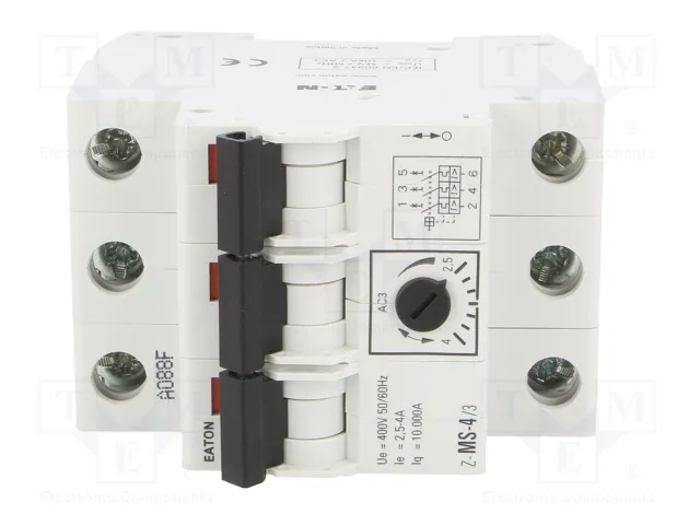 EATON ELECTRIC Z-MS-4.0/3 Interruptor motorizado 1,5kW EATON ELECTRIC Z-MS-4.0/3 Interruptor motorizado 1,5kW