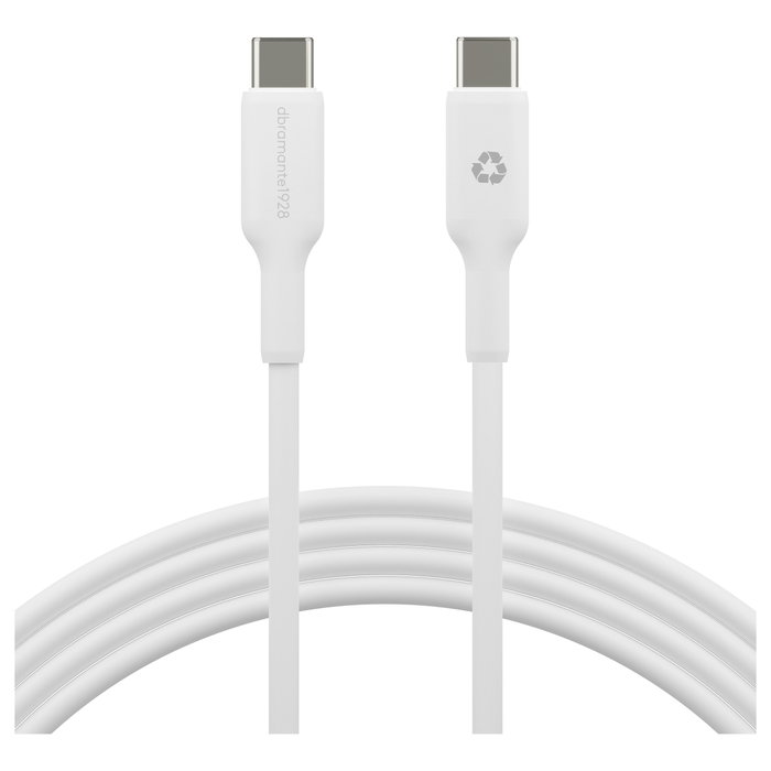 dbramante1928 Cable USB-C a USB-C CB10CCWH4357 de 2 m, Blanco