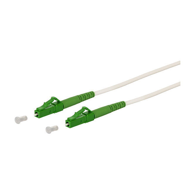 METZ CONNECT 151P7JAJA10E Cable de Parcheo Óptico LC/LC APC, 1 m, OS2, G.657.A2, LSZH, Blanco METZ CONNECT 151P7JAJA10E Cable de Parcheo Óptico LC/LC APC, 1 m, OS2, G.657.A2, LSZH, Blanco