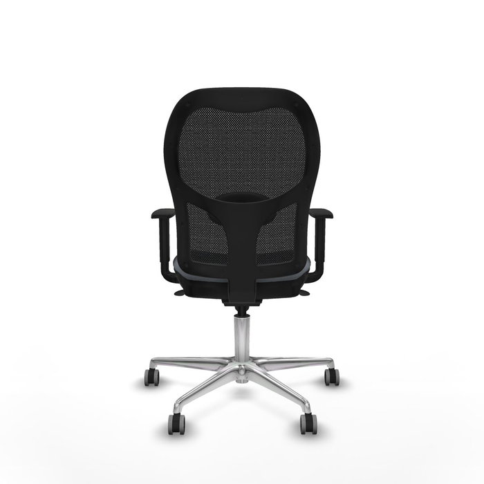 PIQUERAS Y CRESPO Silla de oficina Jorquera con mecanismo Sincro, Gris y Negro PIQUERAS Y CRESPO Silla de oficina Jorquera con mecanismo Sincro, Gris y Negro