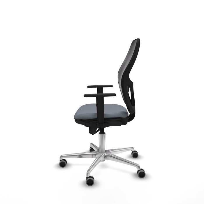 PIQUERAS Y CRESPO Silla de oficina Jorquera con mecanismo Sincro, Gris y Negro PIQUERAS Y CRESPO Silla de oficina Jorquera con mecanismo Sincro, Gris y Negro