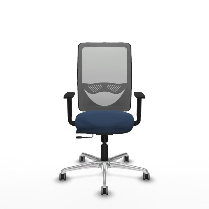 PIQUERAS Y CRESPO Silla de oficina Zulema Azul marino y Gris PIQUERAS Y CRESPO Silla de oficina Zulema Azul marino y Gris
