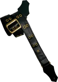 GETM Correa Guitarra Bajo Polipiel Nailon Piel Negro Ajustable 165 cm