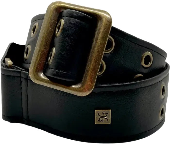 GETM Correa Guitarra Bajo Polipiel Nailon Piel Negro Ajustable 165 cm