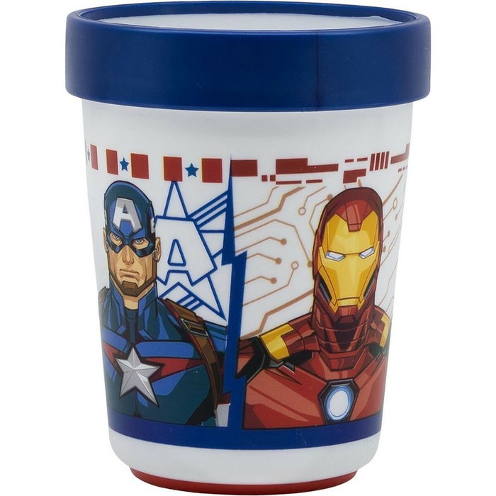 Licensing Vaso Premium Bicolor Antideslizante 260 ml Vengadores