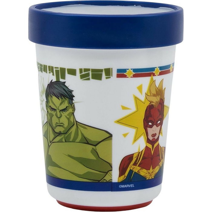 Licensing Vaso Premium Bicolor Antideslizante 260 ml Vengadores