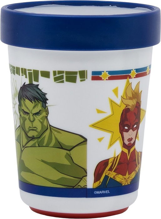 Licensing Vaso Premium Bicolor Antideslizante 260 ml Vengadores
