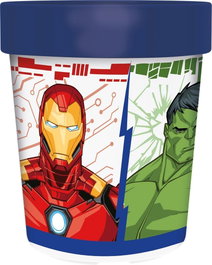 Marvel Vaso CZ11298 Premium Bicolor Antideslizante 260 mL Avengers