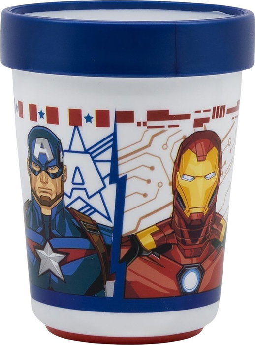 Licensing Vaso Premium Bicolor Antideslizante 260 ml Vengadores
