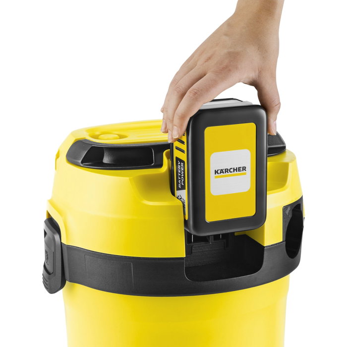 Kärcher WD 3-18 Battery Set V-17/20 Aspiradora de batería 18 V para seco y húmedo