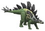 Mattel Jurassic World Gigantic Trackers Stegosaurus Figura de Acción con Ataque y Cola Evolutiva, 35.6 cm, Jkl85