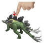 Mattel Jurassic World Gigantic Trackers Stegosaurus Figura de Acción con Ataque y Cola Evolutiva, 35.6 cm, Jkl85