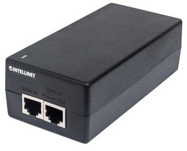 Intellinet Gigabit Ultra PoE+ Injector, 1 x 60 W Port, IEEE 802.3bt