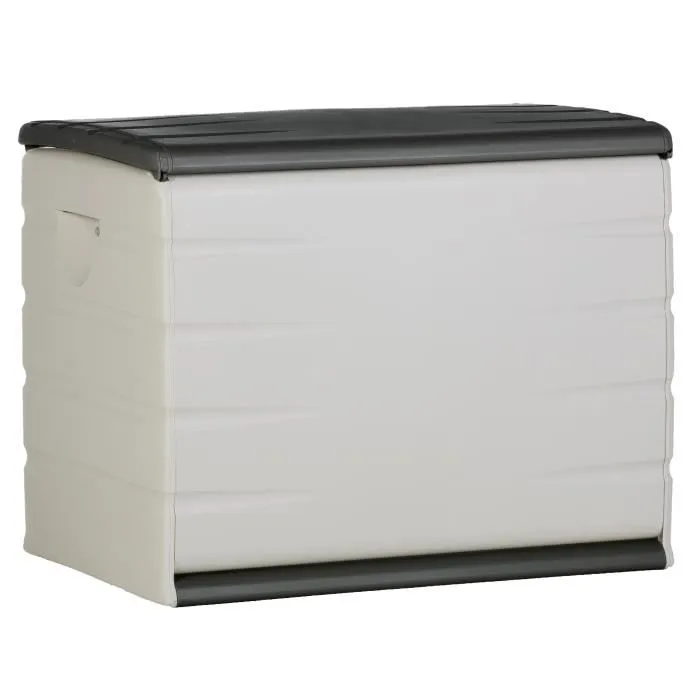 Plastiken Cofre de almacenamiento 260L, Interior/exterior funcional y estético, con ruedas, 80 x 61 x 53 cm Plastiken Cofre de almacenamiento 260L, Interior/exterior funcional y estético, con ruedas, 80 x 61 x 53 cm