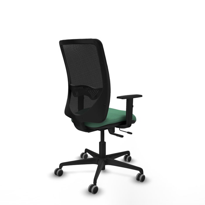 PIQUERAS Y CRESPO Silla de oficina Zulema Verde esmeralda y Negro