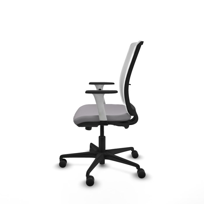PIQUERAS Y CRESPO Silla de oficina Haches con mecanismo Sincro/Traslack Gris y Blanco PIQUERAS Y CRESPO Silla de oficina Haches con mecanismo Sincro/Traslack Gris y Blanco