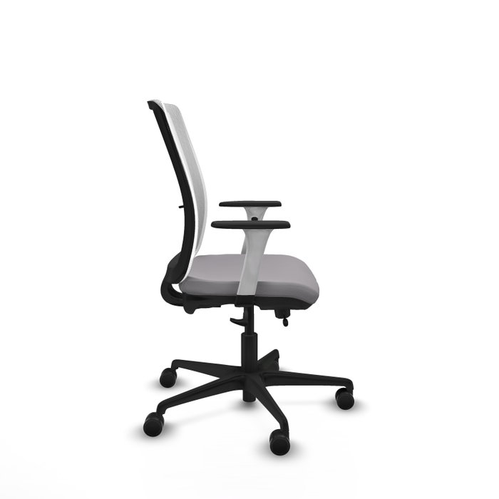 PIQUERAS Y CRESPO Silla de oficina Haches con mecanismo Sincro/Traslack Gris y Blanco PIQUERAS Y CRESPO Silla de oficina Haches con mecanismo Sincro/Traslack Gris y Blanco