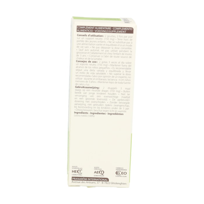 Pranarom Aceite Esencial de Laurel 5 ml Pranarom Aceite Esencial de Laurel 5 ml