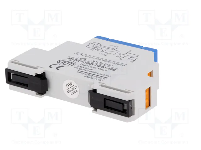 DOBRY CZAS MTR17-TPD-U240-205 Relé de tiempo 1s-100h
