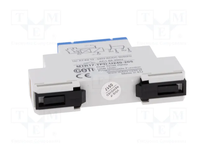 DOBRY CZAS MTR17-TPD-U240-205 Relé de tiempo 1s-100h