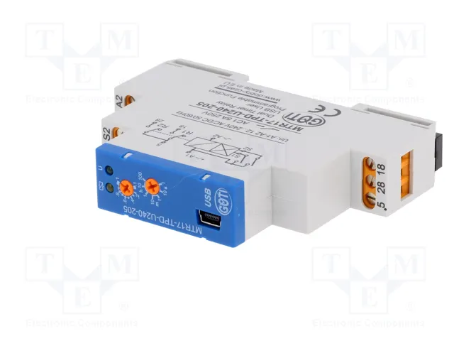 DOBRY CZAS MTR17-TPD-U240-205 Relé de tiempo 1s-100h