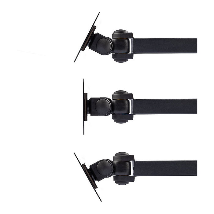 LINDY Soporte Flexible de Pared para Monitor LCD VESA, Capacidad 10 kg, Compatible Pantallas hasta 19", Negro - Ref. 40765