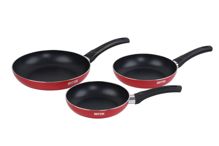 Inde Set de 4 Sartenes de Aluminio Inducción Basik Quttin (18, 20 y 24 cm) Inde Set de 4 Sartenes de Aluminio Inducción Basik Quttin (18, 20 y 24 cm)