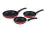 Inde Set de 4 Sartenes de Aluminio Inducción Basik Quttin (18, 20 y 24 cm)