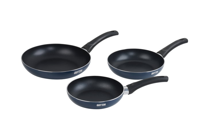 Inde Set de 4 Sartenes de Aluminio Inducción Basik Quttin (18, 20 y 24 cm) Inde Set de 4 Sartenes de Aluminio Inducción Basik Quttin (18, 20 y 24 cm)