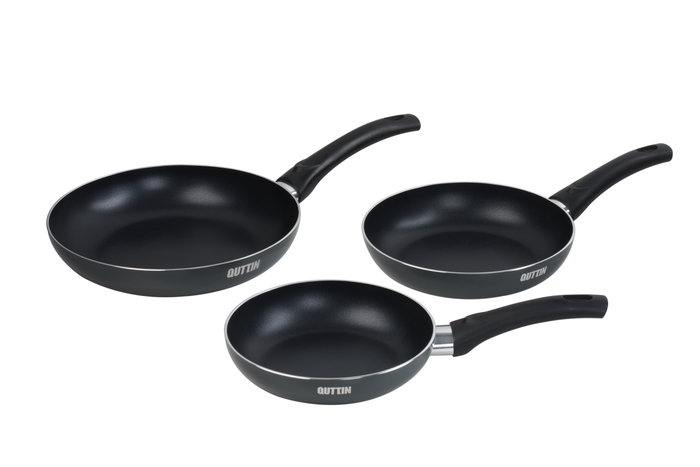 Inde Set de 4 Sartenes de Aluminio Inducción Basik Quttin (18, 20 y 24 cm) Inde Set de 4 Sartenes de Aluminio Inducción Basik Quttin (18, 20 y 24 cm)
