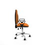 PIQUERAS Y CRESPO Silla de oficina Algarra Naranja con Base Cromada