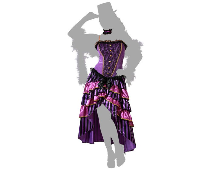 Atosa Disfraz Cabaret Morado Vestido Mujer Adulto XL Atosa Disfraz Cabaret Morado Vestido Mujer Adulto XL