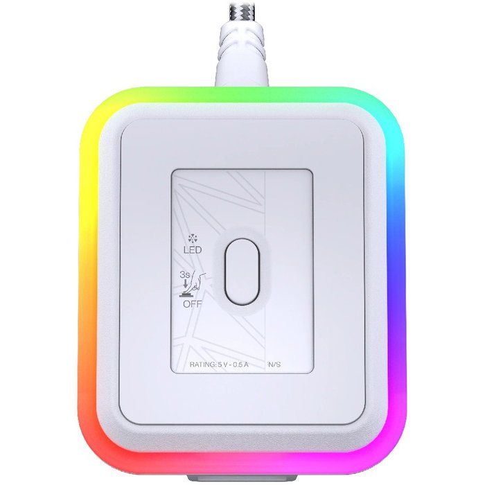 Endorfy Mouse Dock White LIV Wireless Blanco