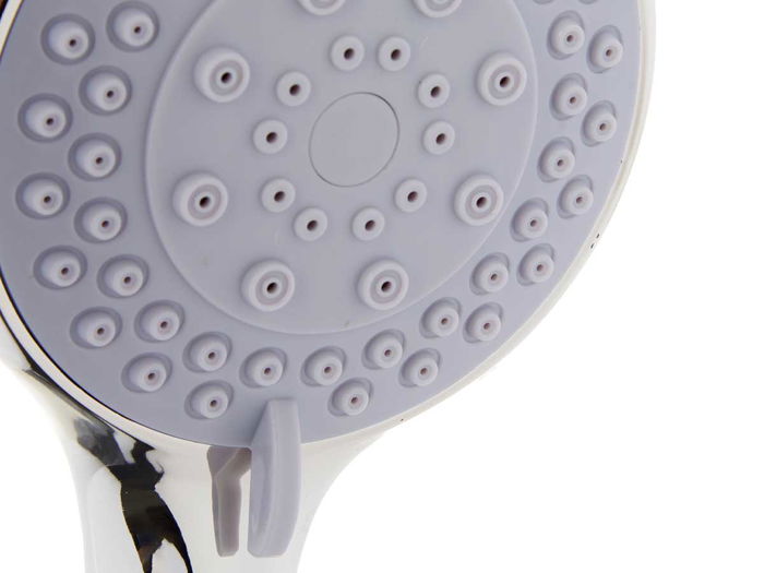 Berilo Teléfono Ducha Grande Plateado 3 Funciones 10.5x24x5 cm (Set de 12)