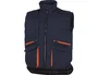 Deltaplus Chaleco multibolsillos azul naranja talla 3XL