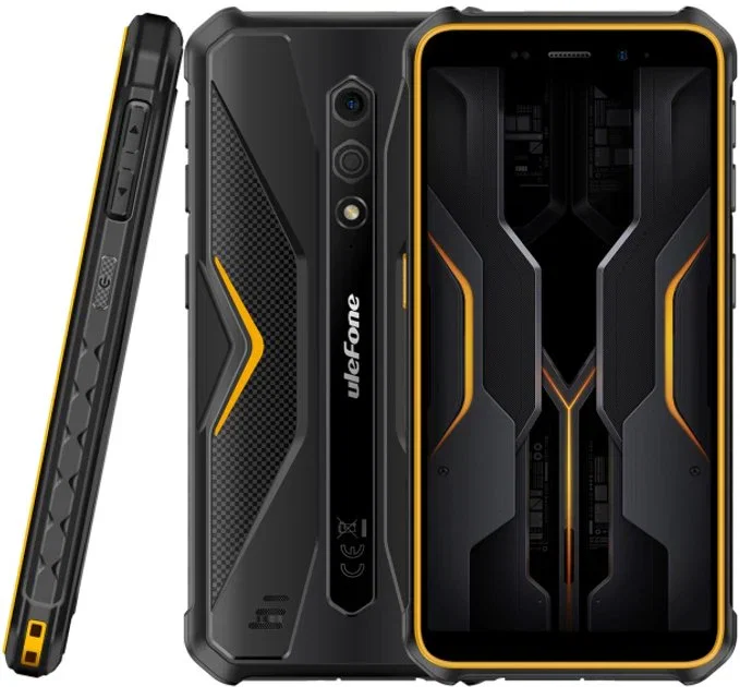 Ulefone Armor X12 Smartphone Android 13 Go Edition 4G Dual SIM, 13.8 cm (5.45") IPS, 3 GB RAM 32 GB, 4860 mAh Batería, Cámara 13 MP, NFC, Bluetooth 5.0, Color Negro