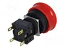 OMRON Interruptor de Emergencia A165E-S-02 con 2 NC