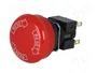 OMRON Interruptor de Emergencia A165E-S-02 con 2 NC